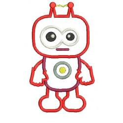 Stickmuster - Roboter Timo